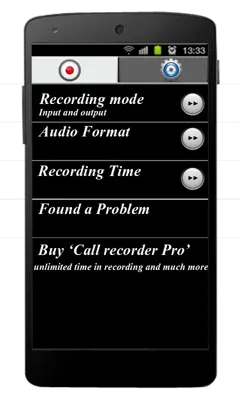 Auto Call Recording android App screenshot 1